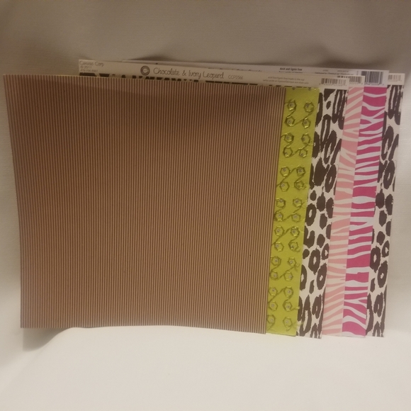 Other - 6 unused eyecatching sheets of scrapbooking paper- patterned